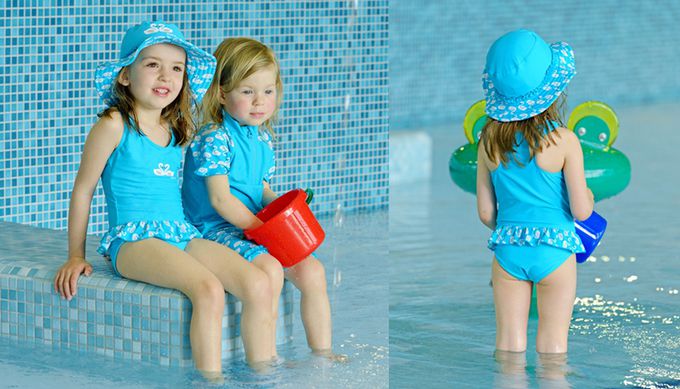 德國Playshoes - 抗UV防曬水陸兩用漁夫帽-天鵝 (53)