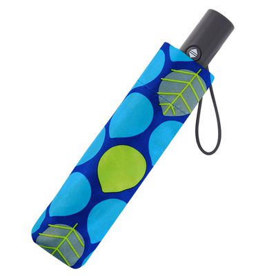 Rainstory - 抗UV個人加大自動傘-雨滴葉-360g