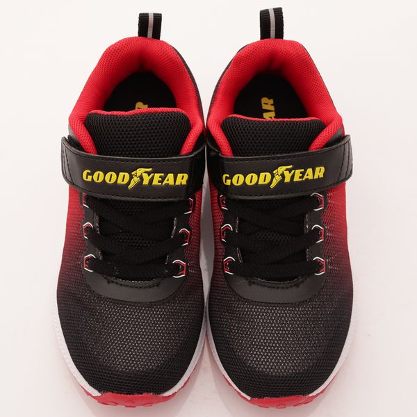 GOODYEAR - 運動童鞋-避震慢跑鞋(中大童)-黑紅