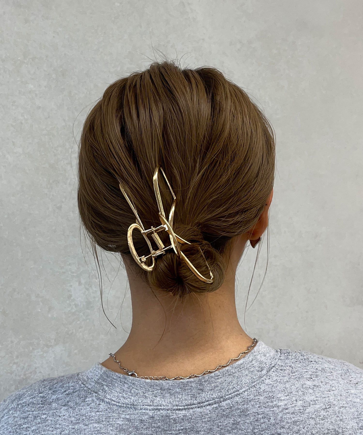 日本 Lattice - 天使羽翼金屬髮夾/鯊魚夾-銀