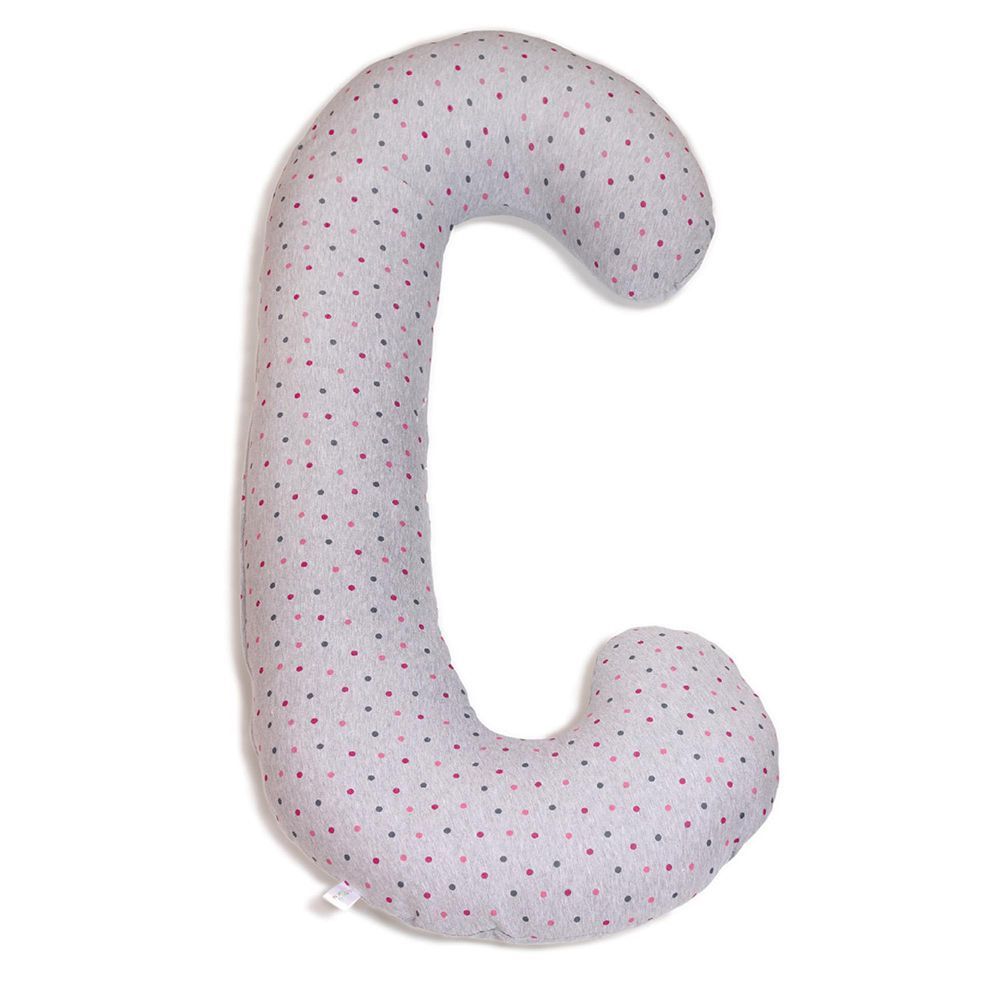 波蘭 Ceba Baby - C型多功能孕婦枕-水玉彩點