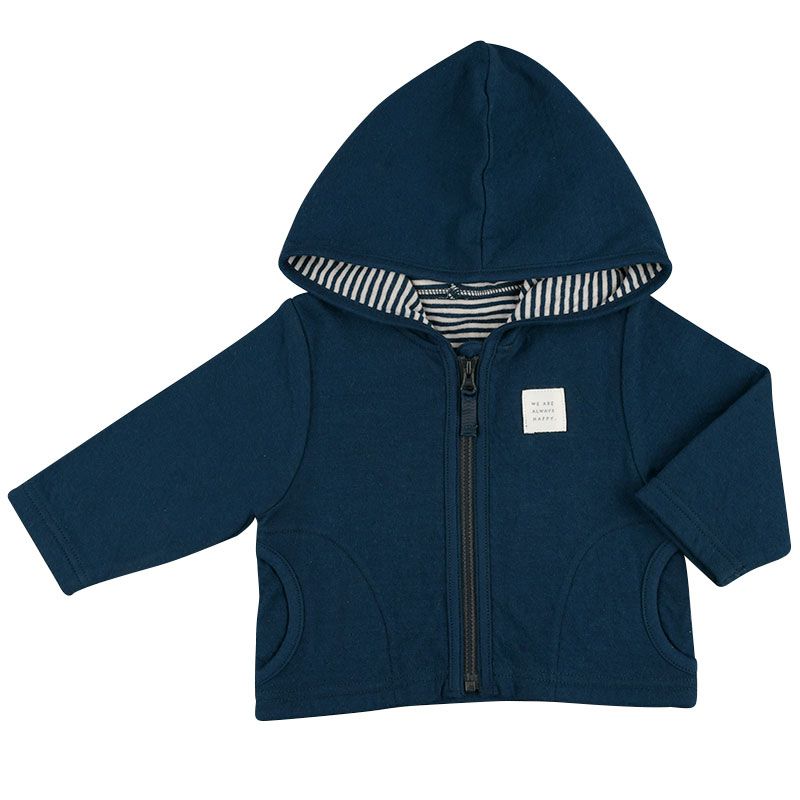 akachan honpo - 連帽外套-深藍色