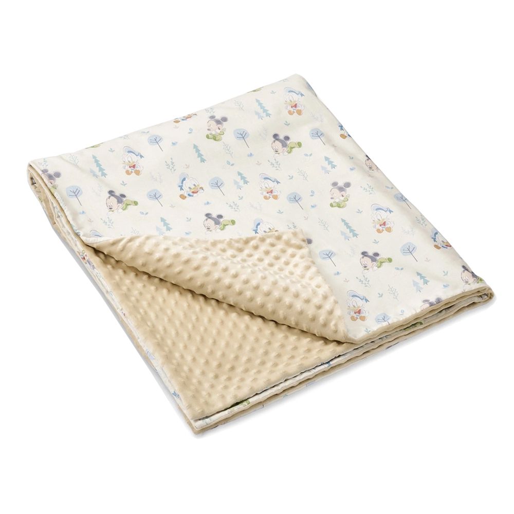 迪士尼造型石墨烯暖豆毯-唐老鴨米奇