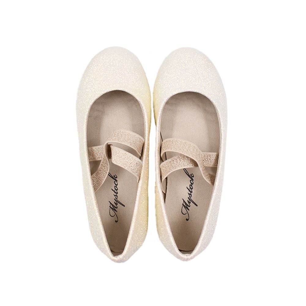 MYSTOCK - 閃耀渲染風格童鞋2.0-WHITE+GOLD