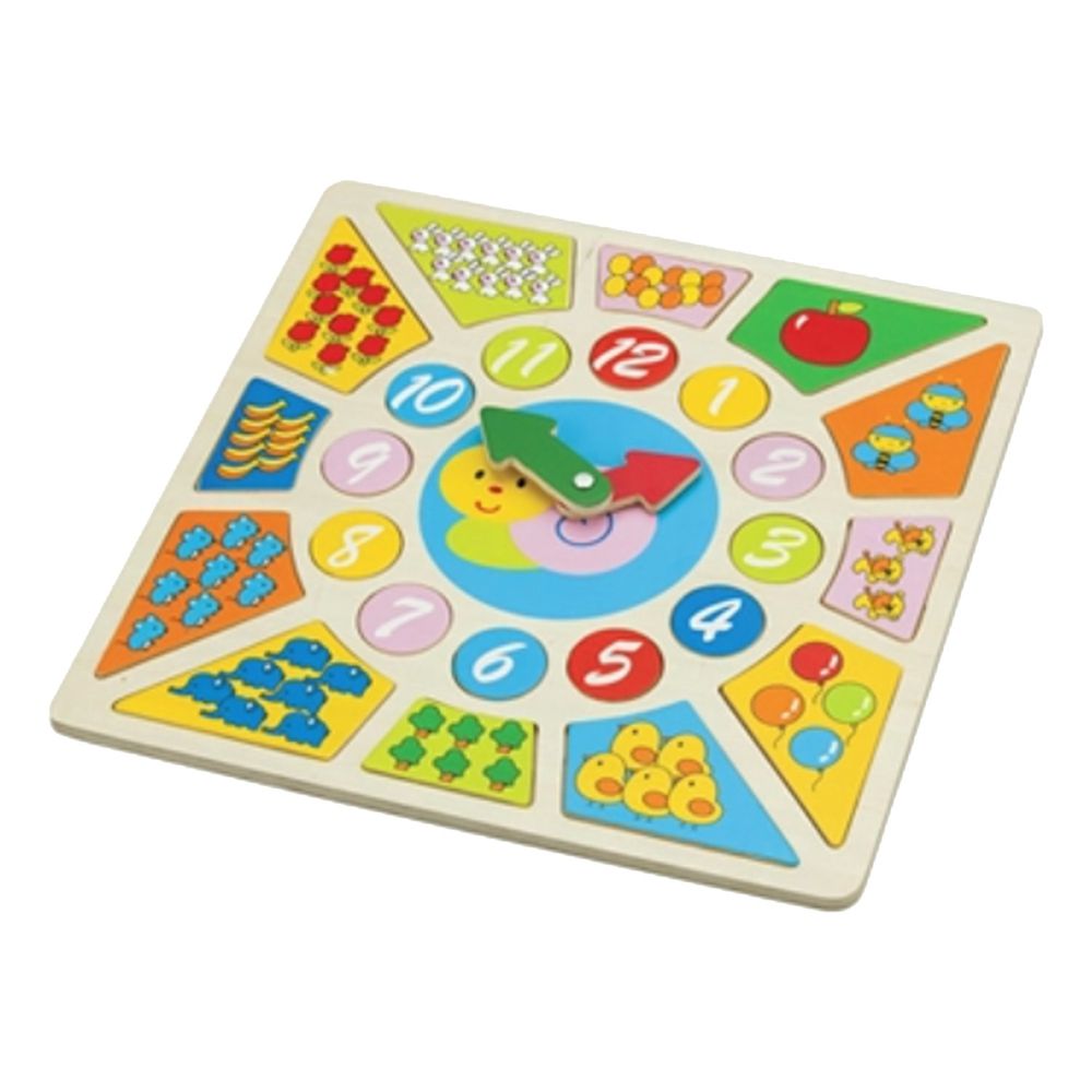 荷蘭 New Classic Toys - 寶寶認知學習時鐘拼圖