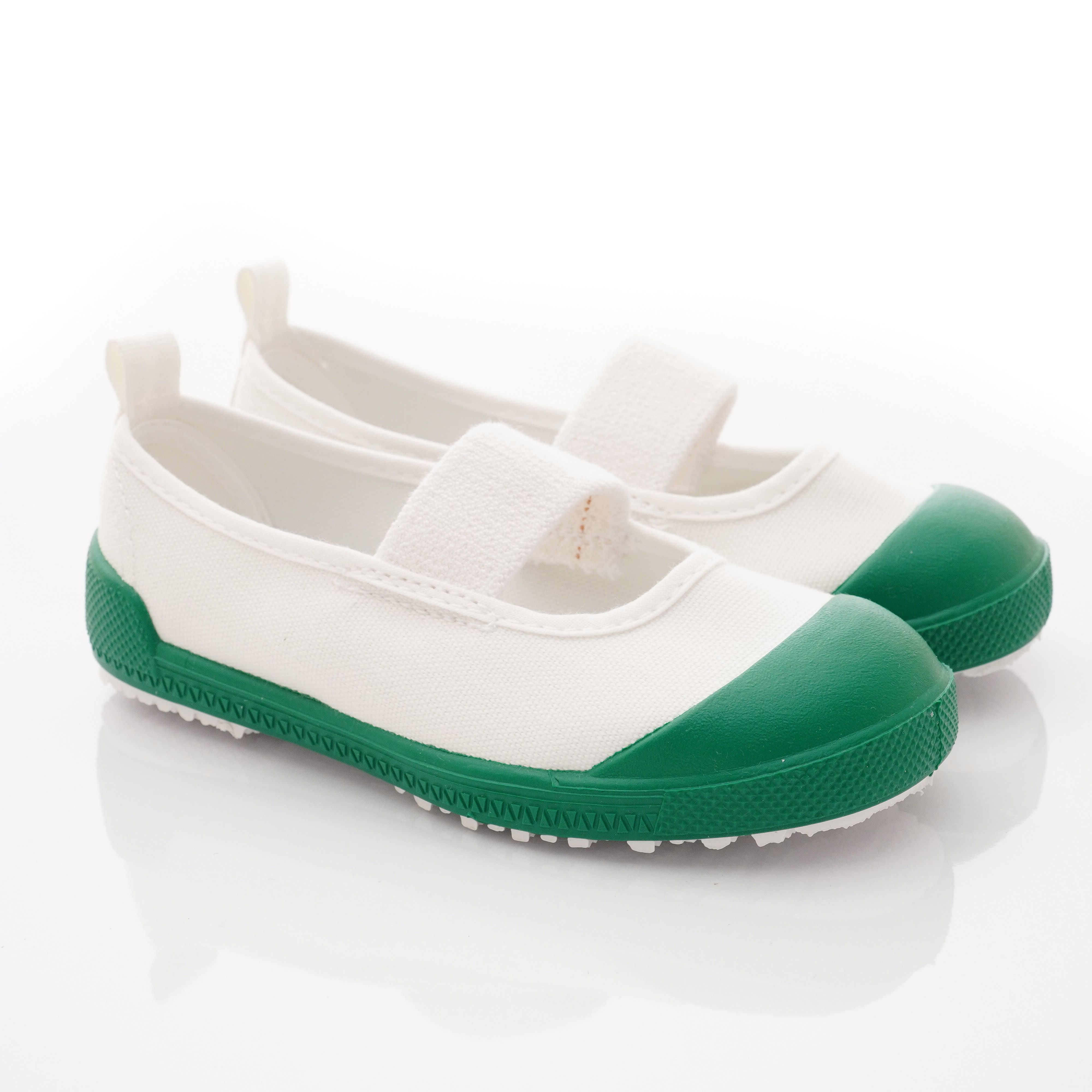 Moonstar日本月星 - 鐵氟龍易彎折幼兒園室內鞋款(中小童段)-綠