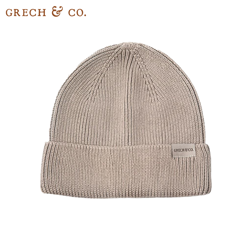 丹麥 GRECH & CO. - 針織帽-霧灰