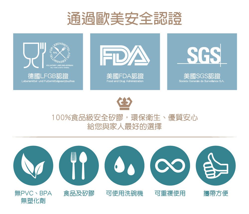 美國GoSili - 20公分矽膠吸管6入-Red-玫瑰色系-6支/組