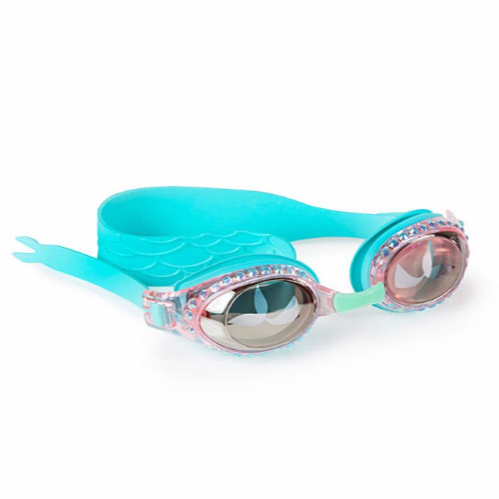 美國Bling2o - 兒童造型泳鏡 美人魚系列-藍色 (3-15歲)