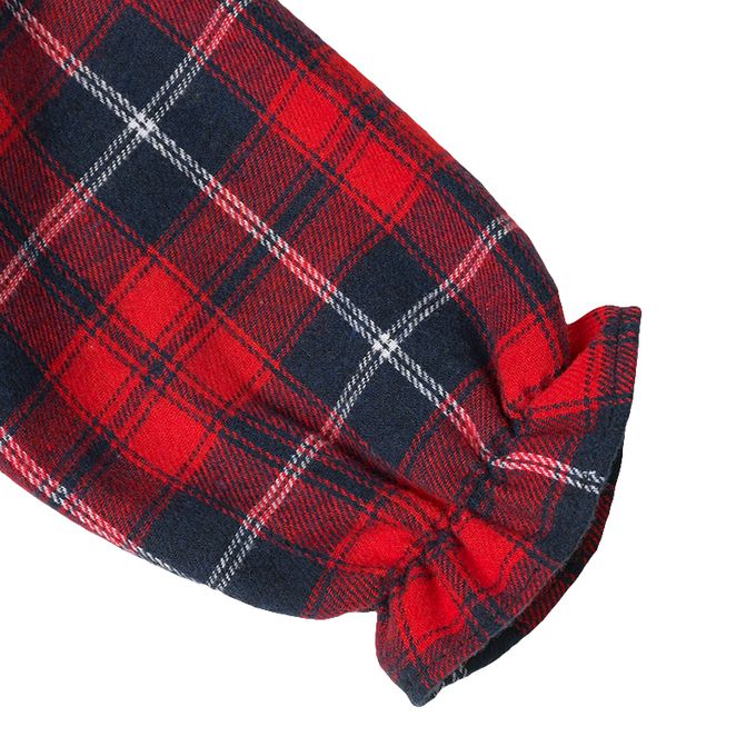 akachan honpo - 平織洋裝-紅色