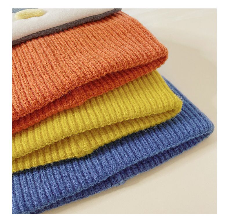 立體動物針織帽-橘色 (帽圍48-52CM/建議年齡2-6歲)