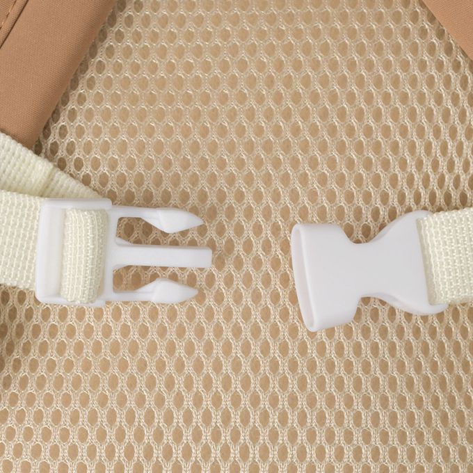 akachan honpo - 防走失背包-小熊刺繡-咖啡色