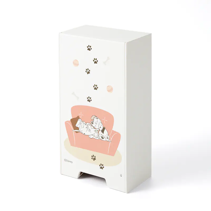 日本千趣會 - 迪士尼 磁吸式口罩收納盒-布魯托-白 (12x22cm)