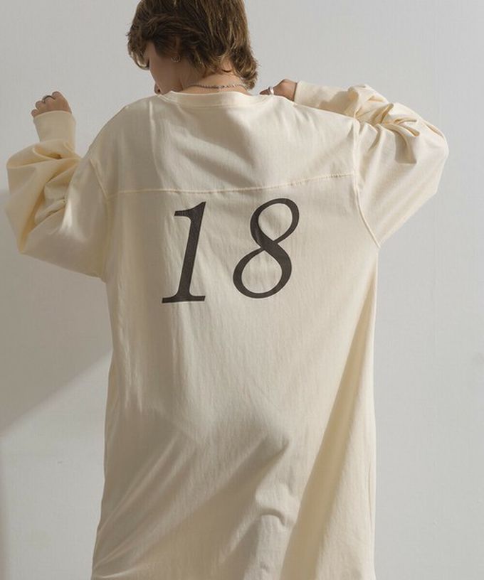 日本 Lupilien - 帥氣老虎印花側開叉長袖洋裝-濃綠