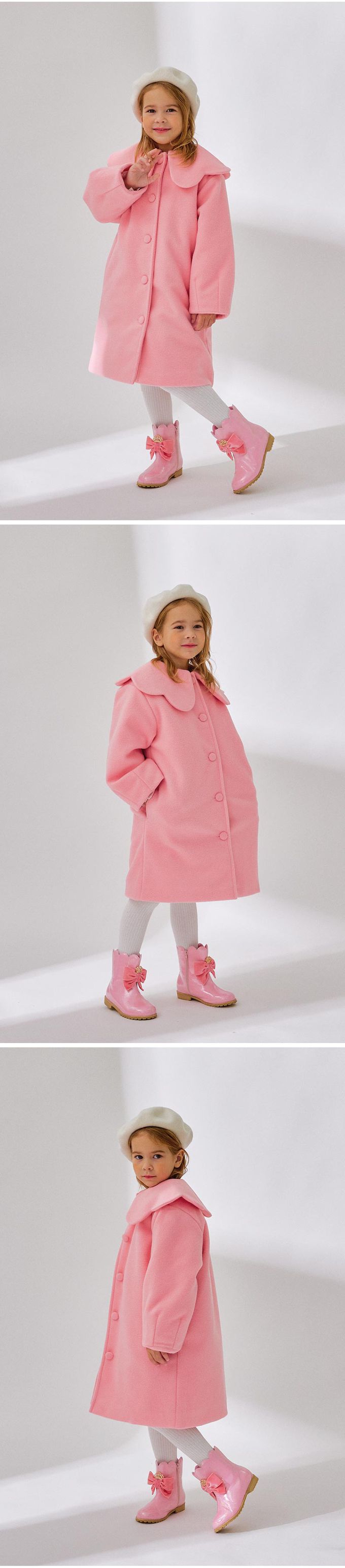 韓國 OZKIZ - 甜心女孩羊毛貝雷帽-紅 (Free)