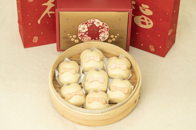 老甜媽手工饅頭 - 豬腳麵線造型饅頭(有禮盒版)-45g*6(豬腳*3+麵線*3)