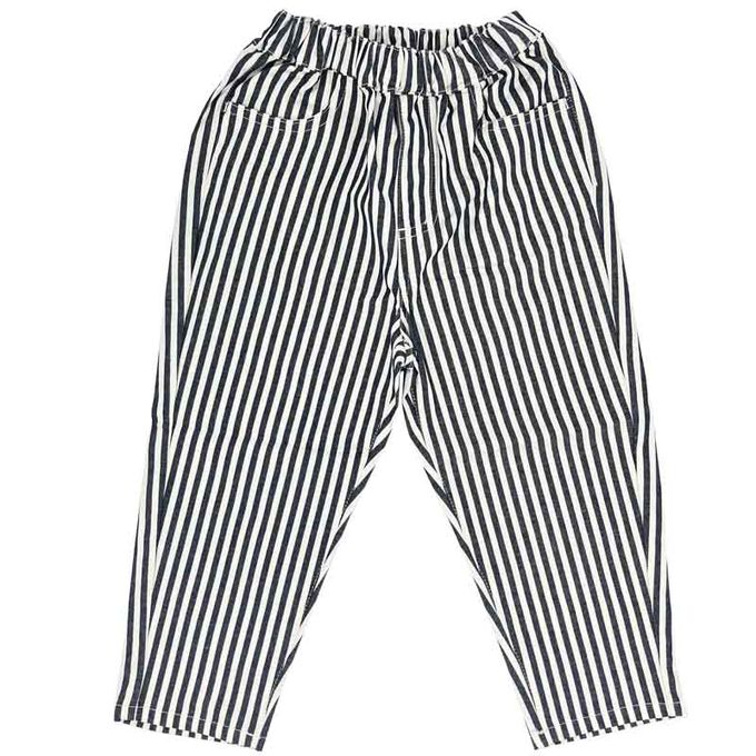 akachan honpo - 寬版錐形褲-象牙白色