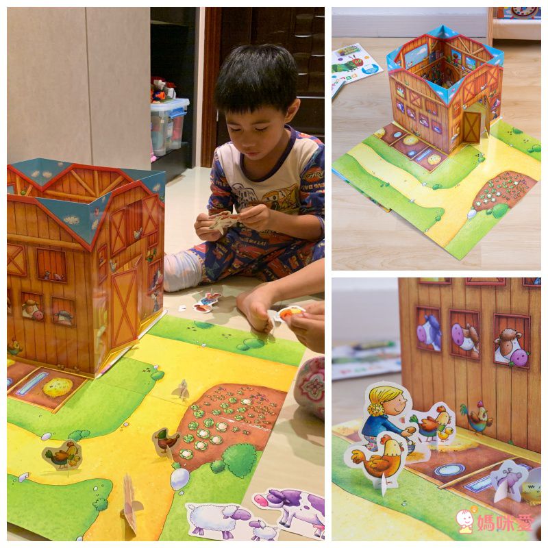 大型家家酒立體書！農場＆城堡主題～10種以上角色，創造故事變身小導演