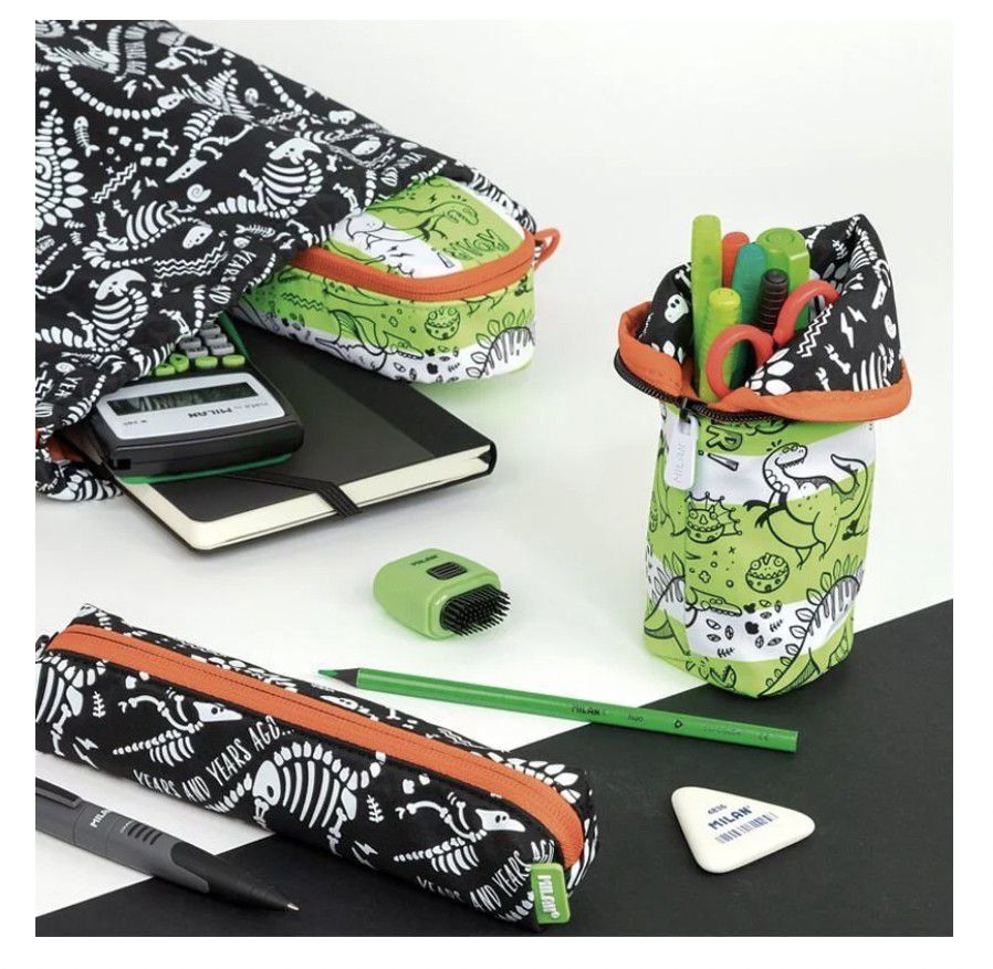 MILAN - 站立式筆袋-恐龍樂園_快樂貪食龍