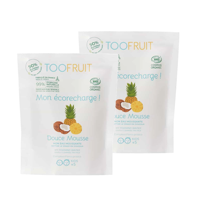 法國 TOOFRUIT - 果漾甜夢潔顏慕斯補充包2入組-100ml*2