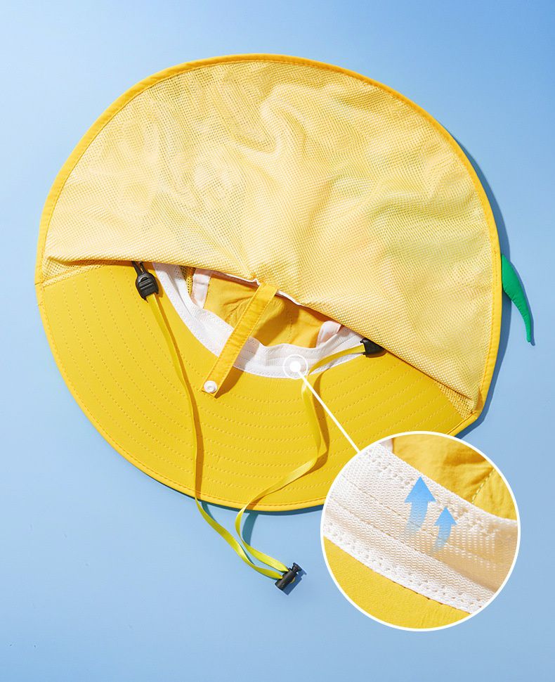汪汪隊兒童大帽簷遮陽帽-阿奇-黃色 (50-54cm)