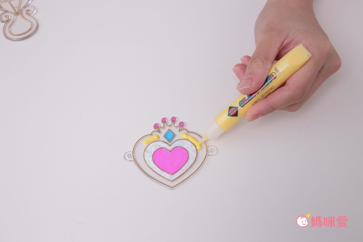 韓國 AMOS - 6色項鍊手鍊主題DIY玻璃彩繪膠