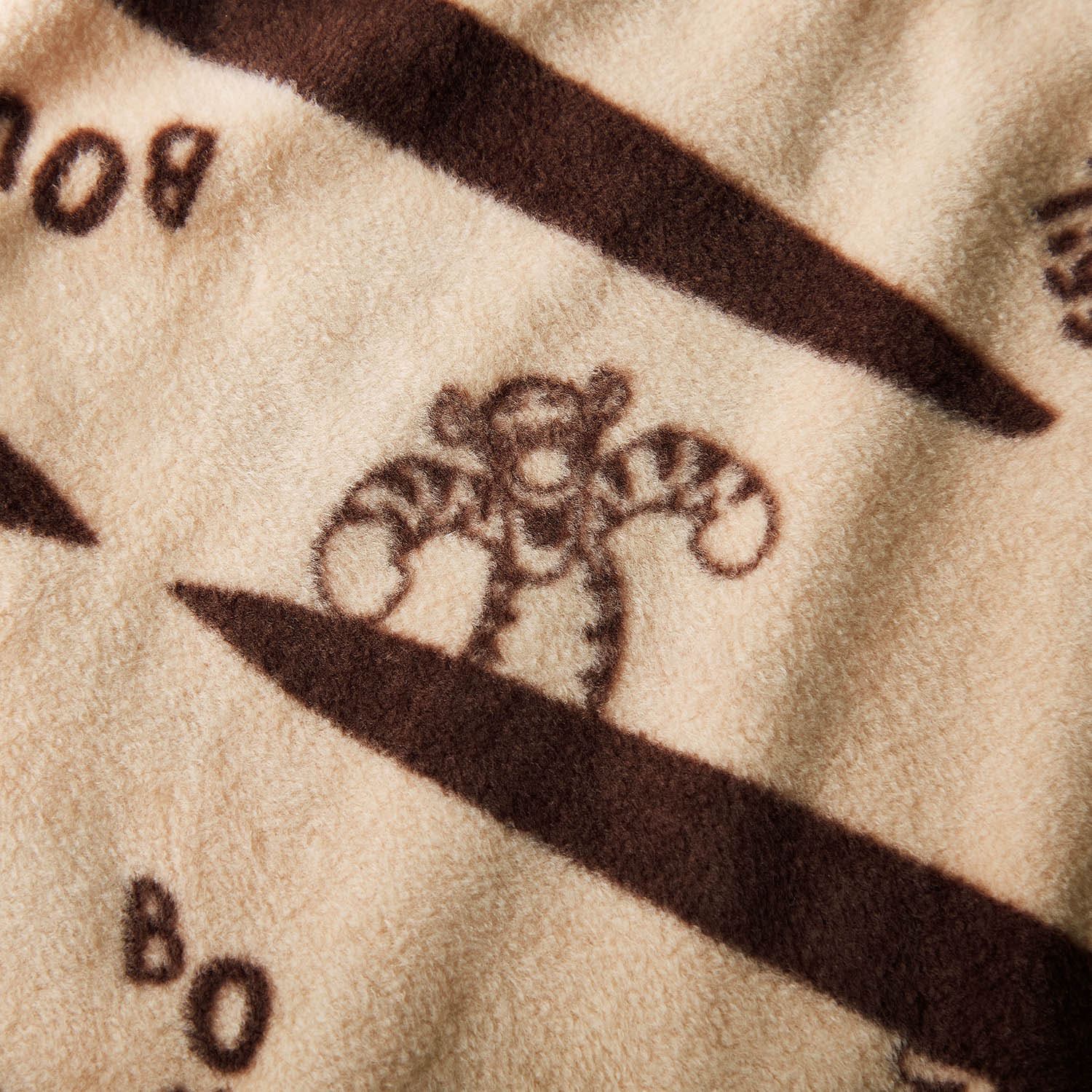 日本千趣會 - 迪士尼 角色印花抓絨家居服/睡衣-米妮-薄荷