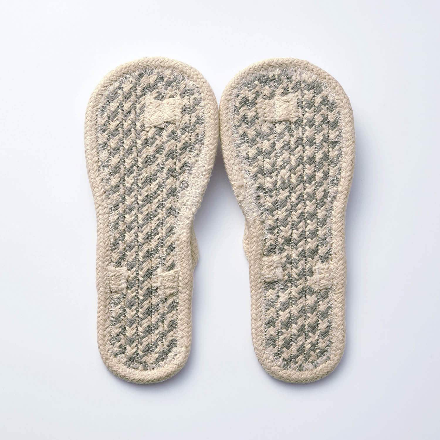 日本千趣會 - 夏日款 印度棉舒適夾腳室內拖鞋-海軍藍