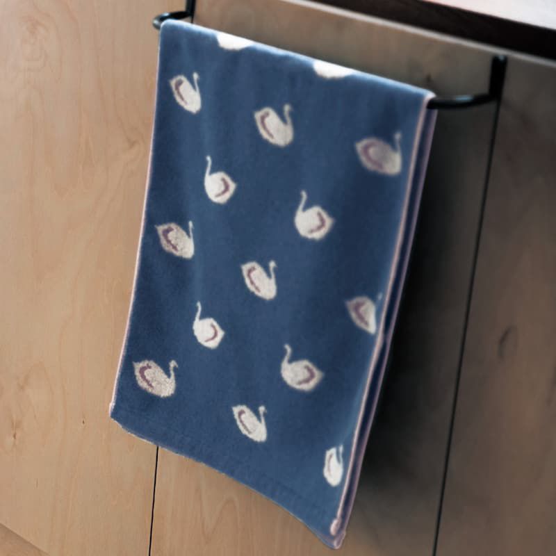 日本千趣會 - 北歐風 吸水速乾毛巾-森林風景-白灰杏 (34×80cm)