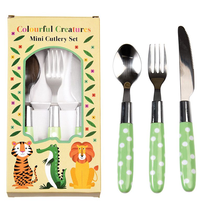 英國 Rex London - 小童/兒童餐具3入組-萬獸之王