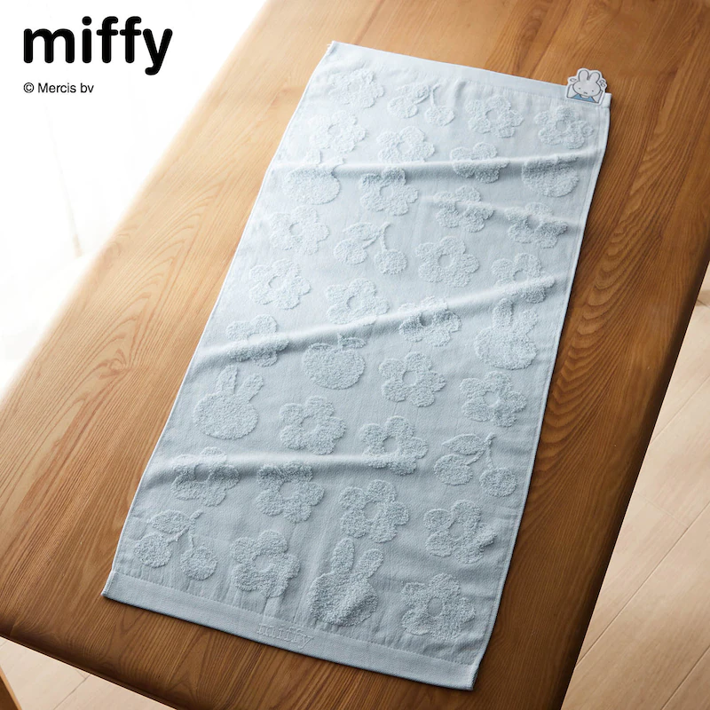 日本千趣會 - 米飛 日本製今治純棉浴巾-粉 (45x100cm)