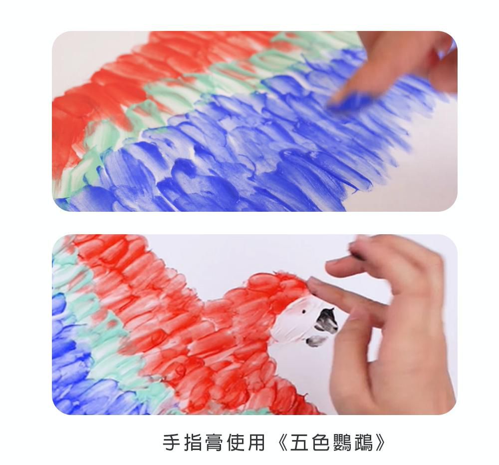 kidzcrayon - 兒童無毒顏料(手指膏/流體畫)250ml補充瓶-白