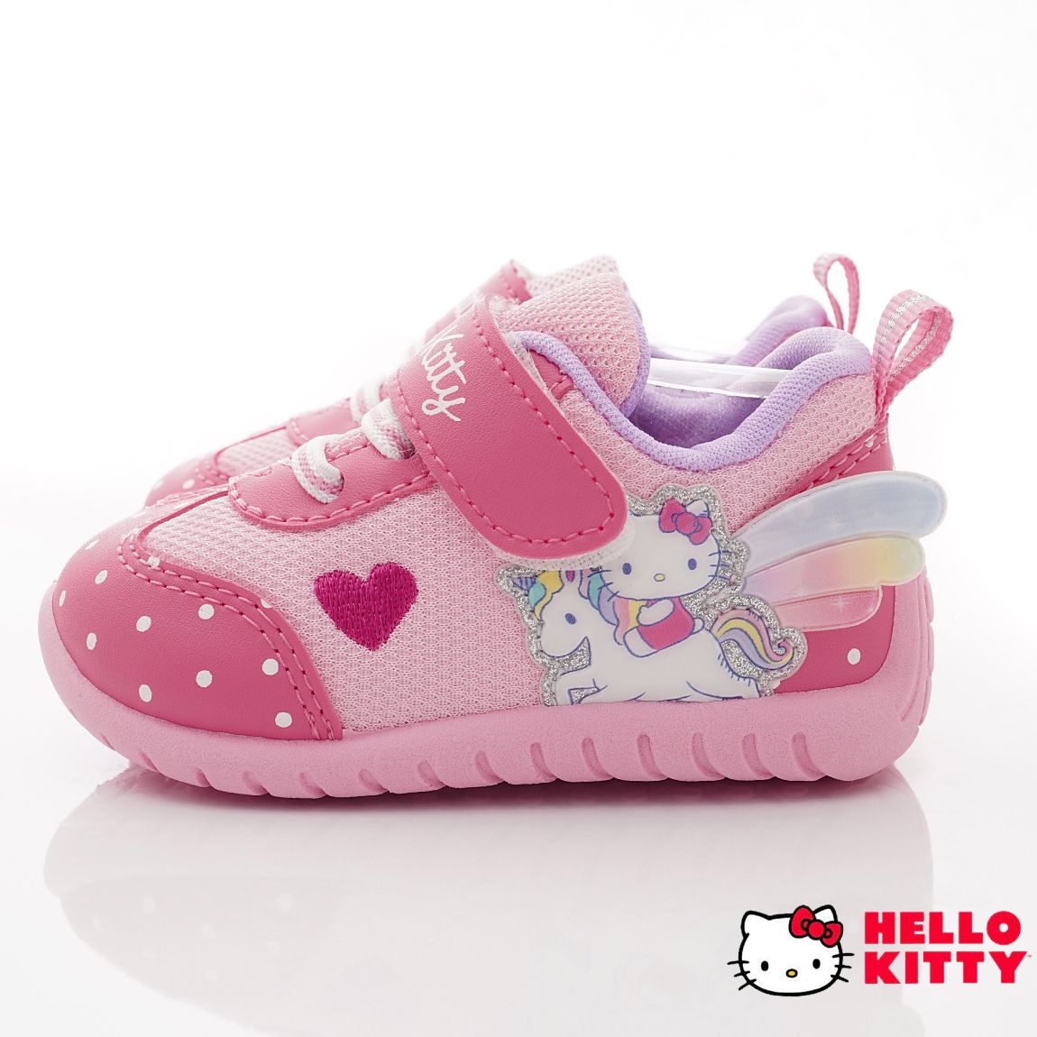 HELLO KITTY - 台灣製甜心休閒運動款(小童段)-運動鞋-粉