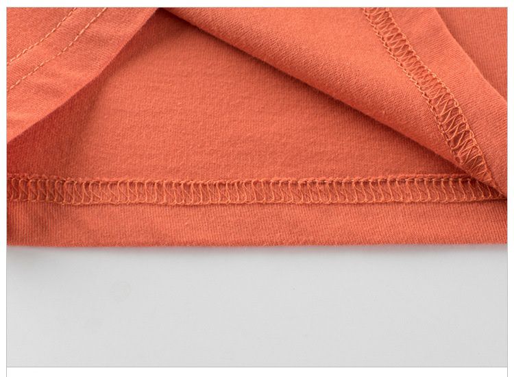 純棉短袖上衣-大熊小熊-磚紅色