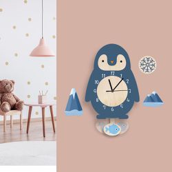 JB Design - 北歐風卡通DIY掛鐘-動物系列
