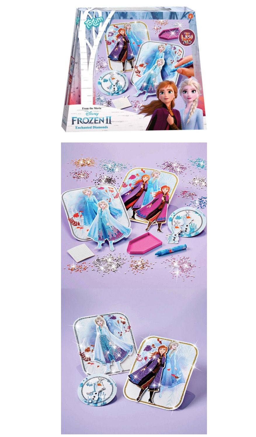 Disney 迪士尼 - 《 Disney 迪士尼 公主 》冰雪奇緣迷你手作系列-鑽貼畫組