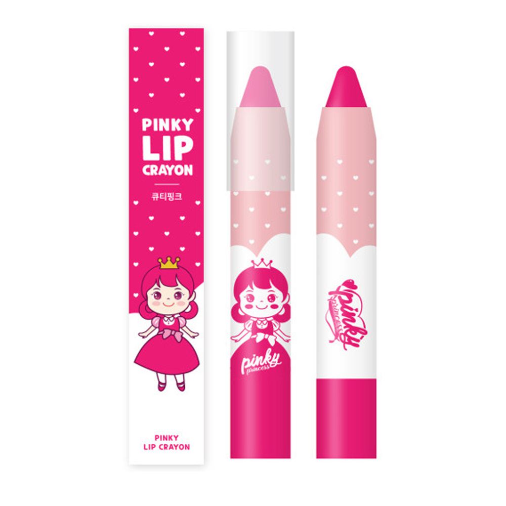 韓國 Pink Princess - 兒童有色護唇膏(1支)-玫瑰粉