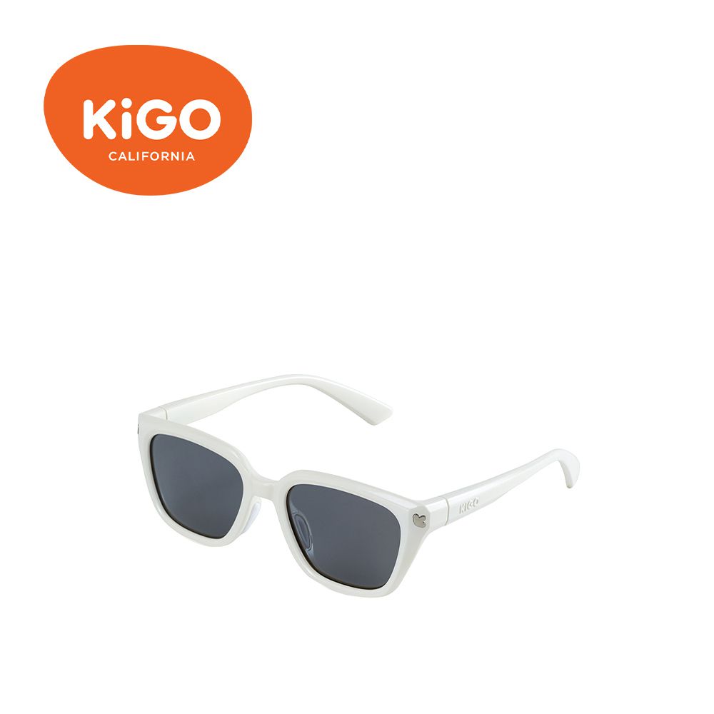 抗UV超輕量偏光太陽眼鏡-象牙白-(3-6Y)