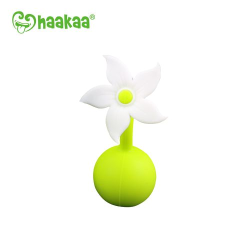 紐西蘭 HaaKaa - 第三代專利多功能哺乳系列-小花瓶塞配件-白色-可通用第二代真空吸力集乳器
