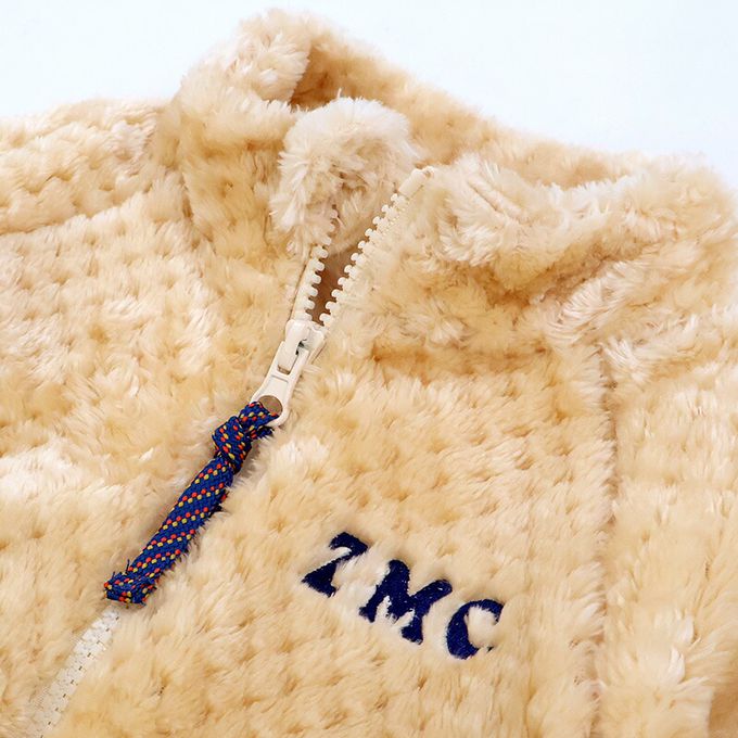 日本 ZOOLAND - 泰迪熊毛絨可愛動物臉休閒外套-貓熊-黑