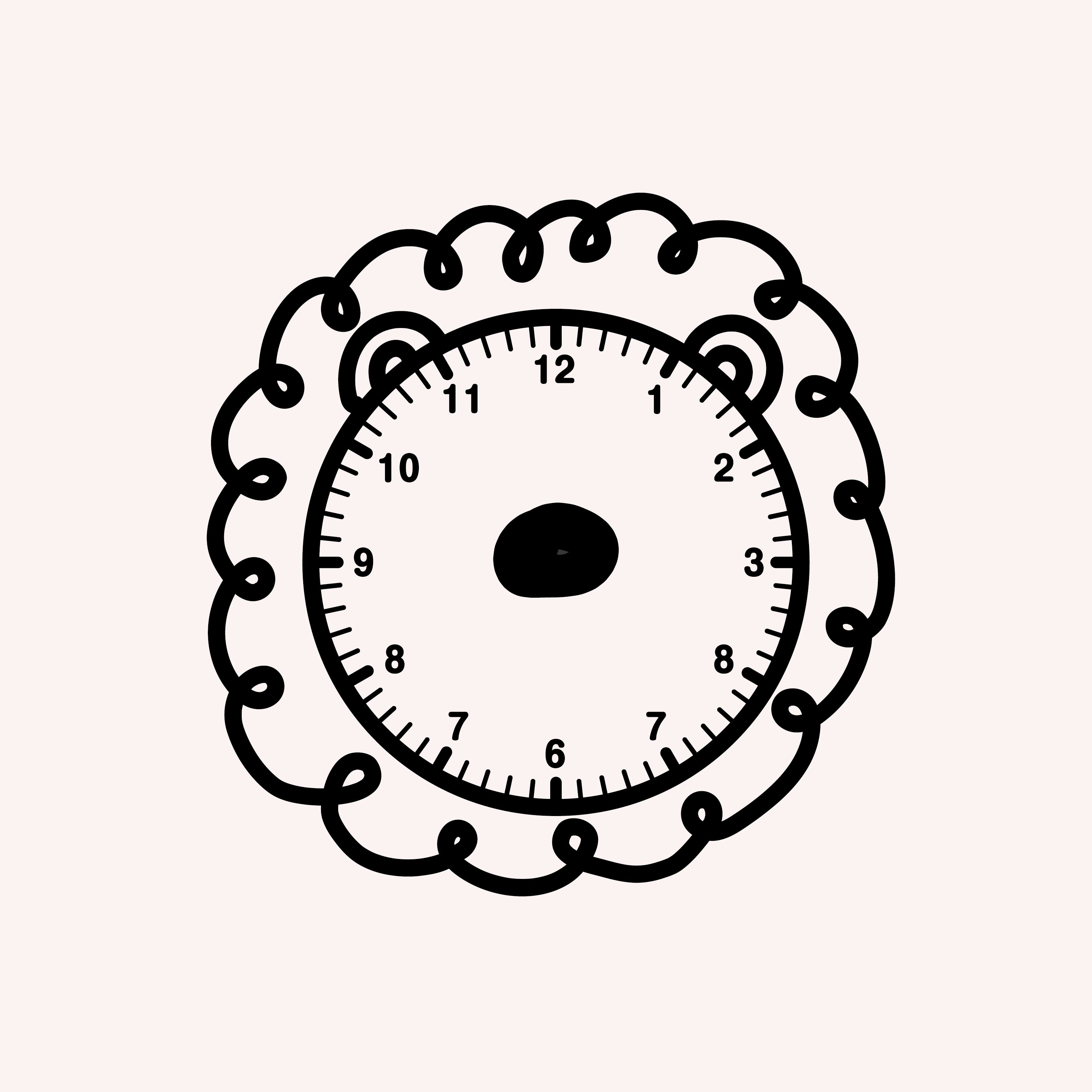 年年.studio - 印章禮盒-小習字+時鐘印章+男孩ToDoList+印泥-共4入