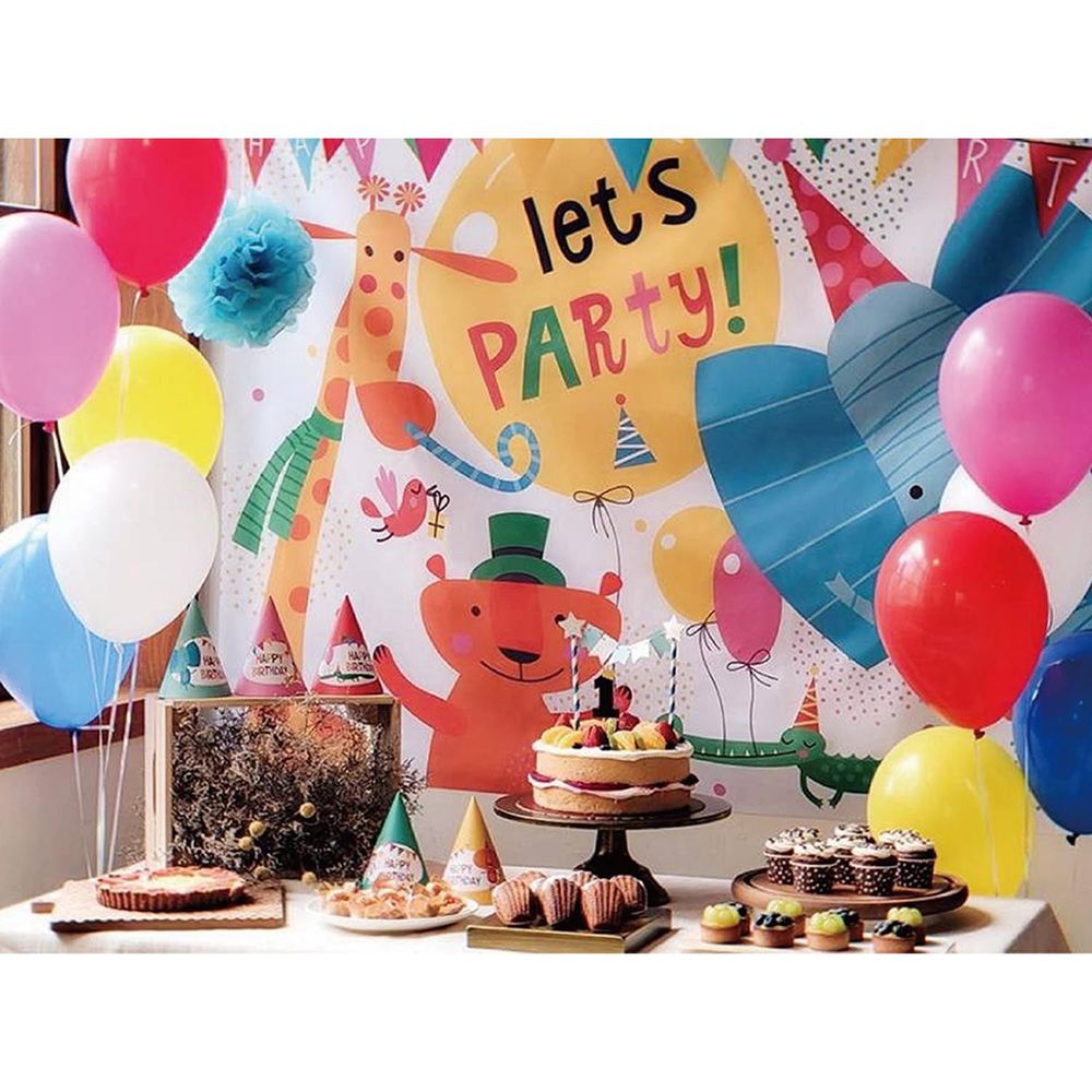 PartyPack派對懶人包 - 歡樂動物生日派對懶人包5件組