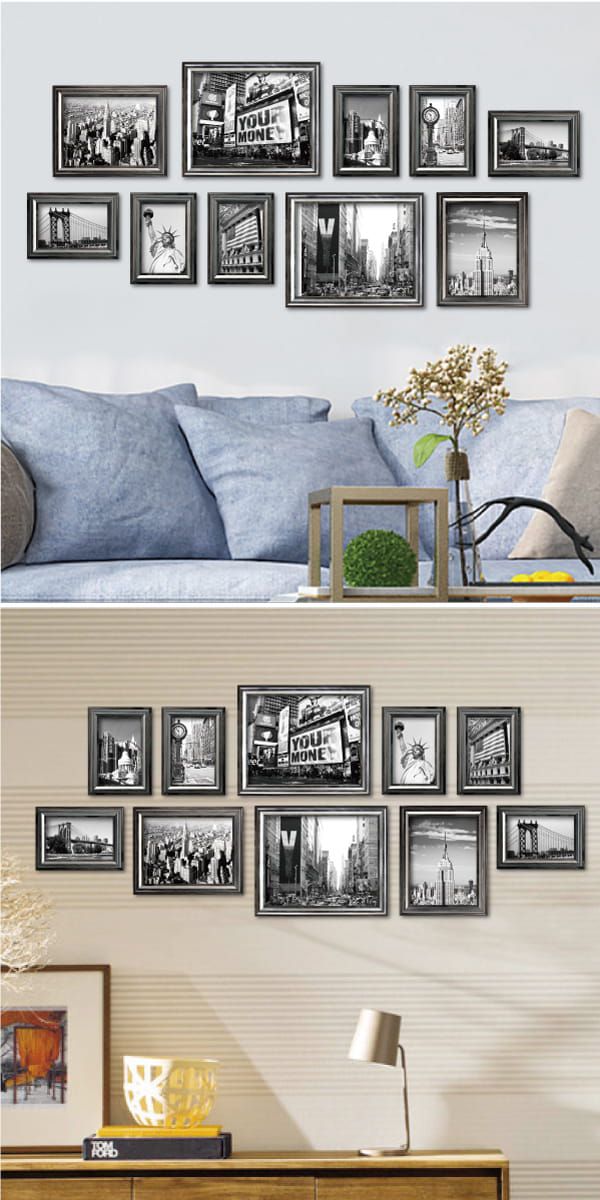 TROMSO - 紐約灰銀相框牆10框組