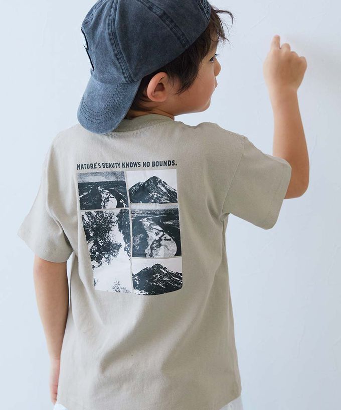 日本 devirock - 純棉定番短袖上衣-JOYFUL-藍x黃綠