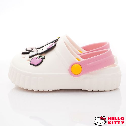 HELLO KITTY-可愛休閒涼拖鞋-823609白(中小童段)-涼拖鞋-白