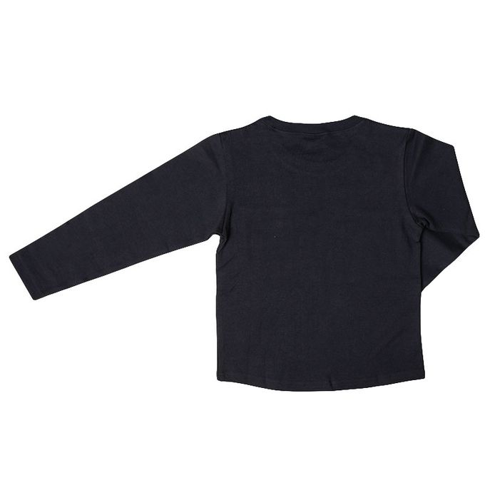 akachan honpo - T恤-丹寧布口袋-深藍色