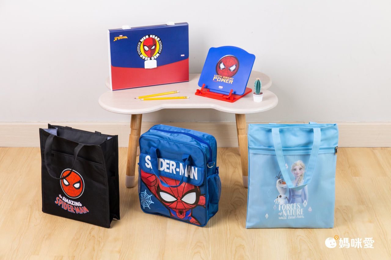 A4文件分類收納風琴包-卡通人物美國隊長-藍色