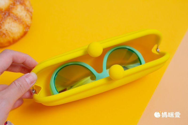 日本P+G design - 矽膠拉鍊式鉛筆袋/鉛筆盒-黃