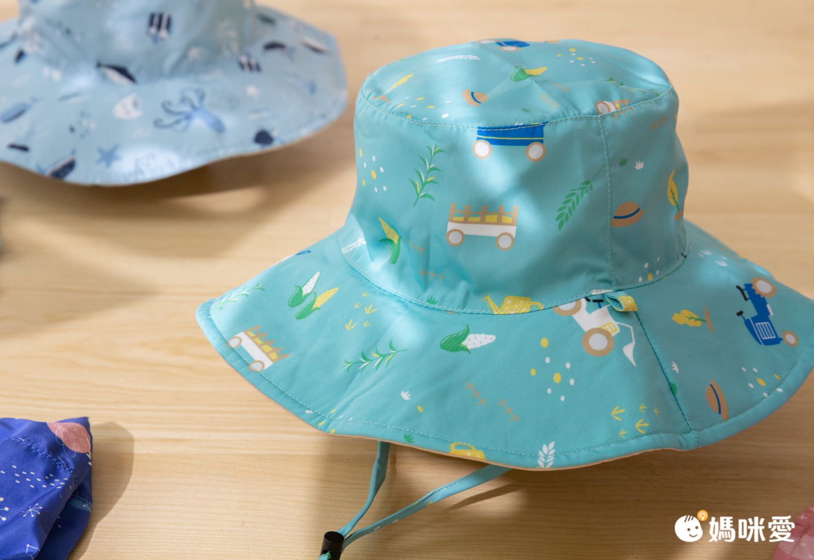 Brille Brille - 雙面防曬漁夫帽-太空漫舞 (3-6歲(頭圍45-55cm))-附收納網袋