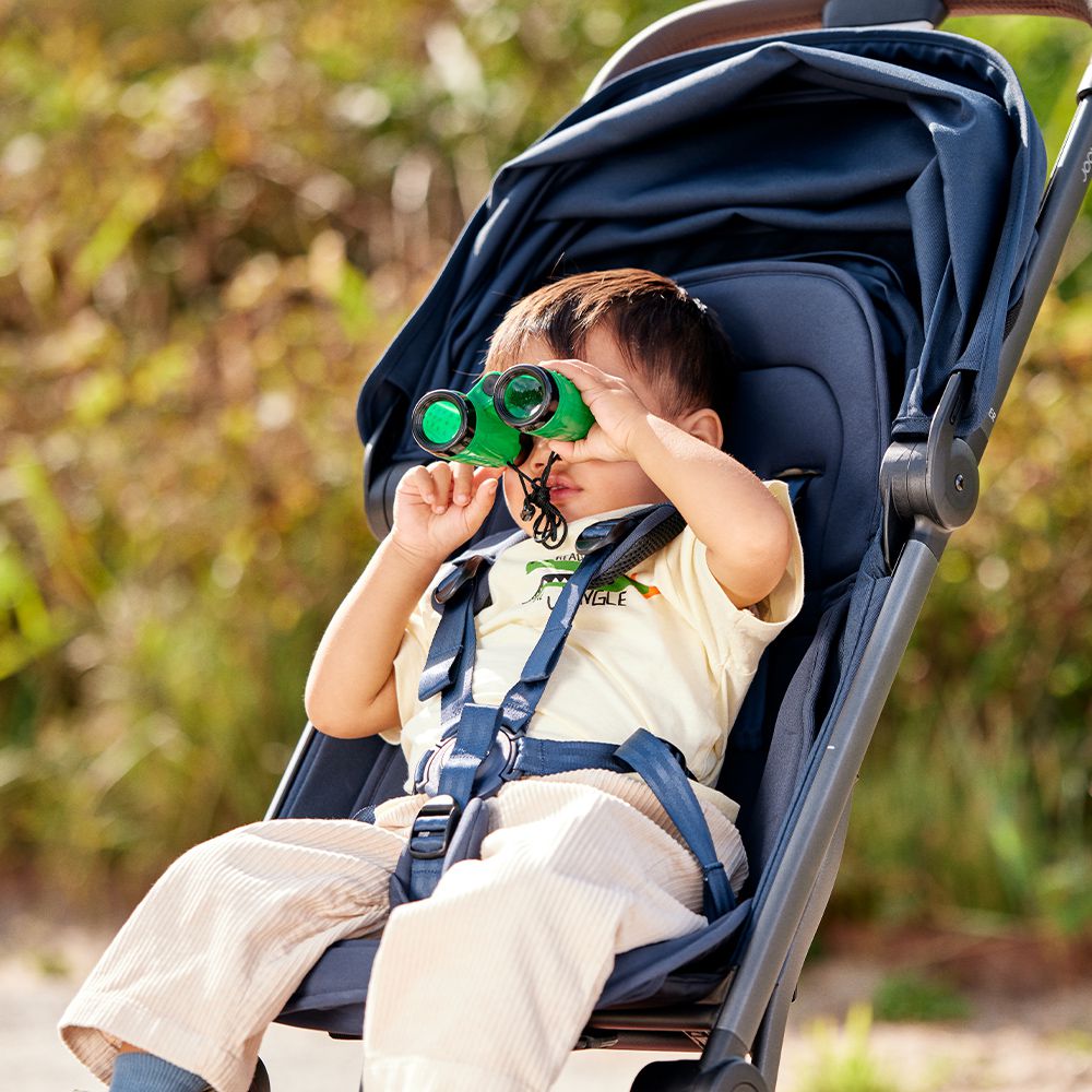 荷蘭 Aer+空氣旅行嬰兒推車-海軍藍